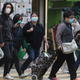 People wearing face masks in Hong Kong on Jan. 29, 2019.
